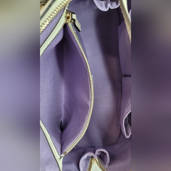 Gucci Flora White Leather Dome Bag - Picture 15 of 16